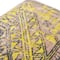 Hello Honey® Yellow Stonewashed Printed Cotton Pillow